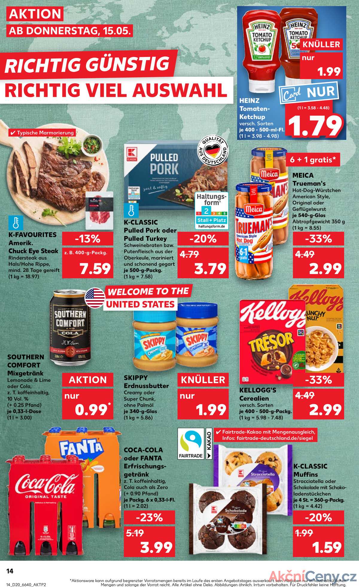 Leták Kaufland Německo 15.5.-21.5.2025 strana 14