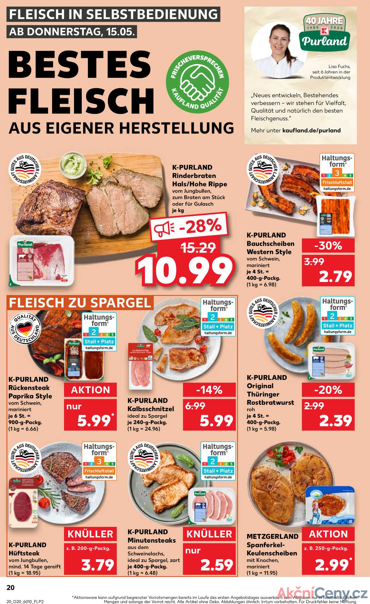 Leták Kaufland Německo 15.5.-21.5.2025 strana 20
