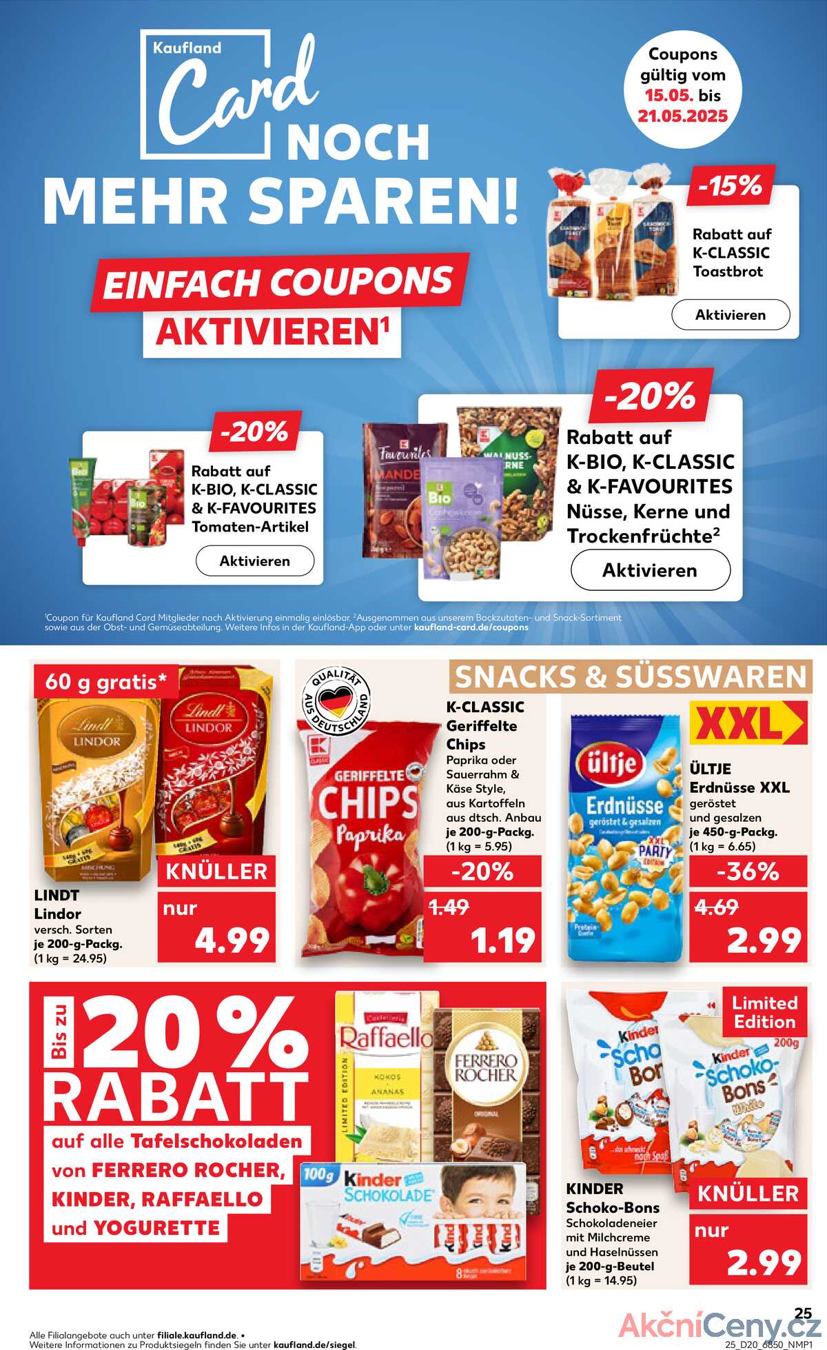 Leták Kaufland Německo 15.5.-21.5.2025 strana 25