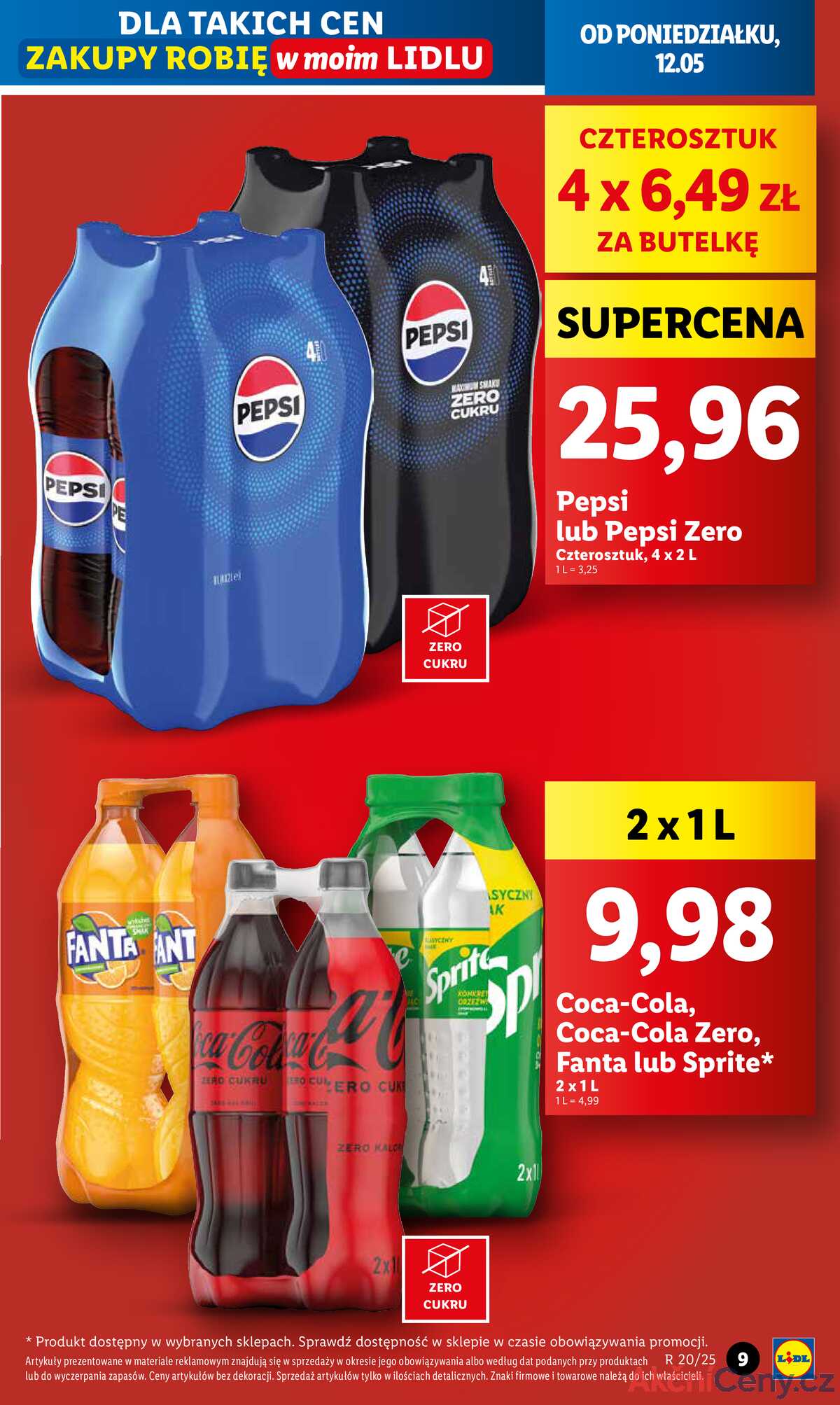 Leták Lidl Polsko 12.5.-14.5.2025 strana 9