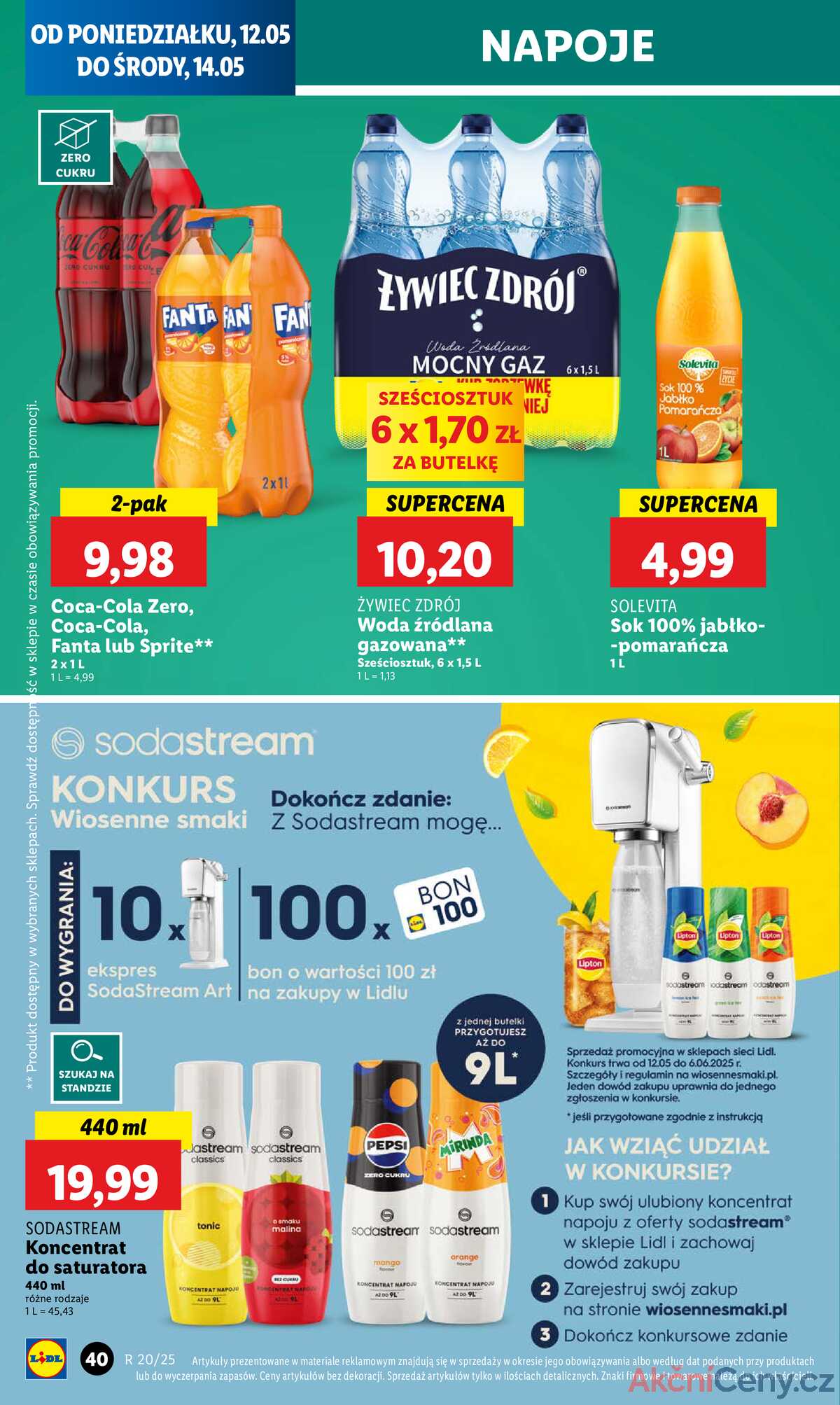 Leták Lidl Polsko 12.5.-14.5.2025 strana 50
