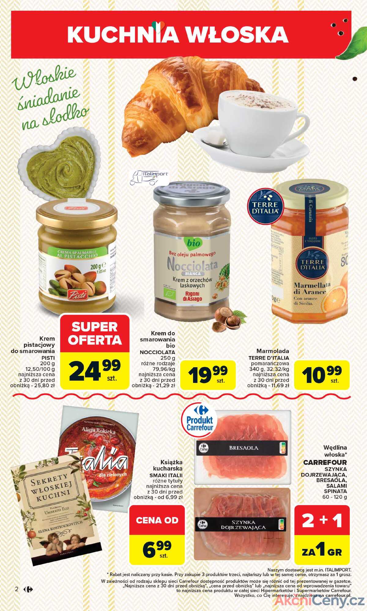 Leták Carrefour Polsko 12.5.-24.5.2025 - Italská kuchyně strana 2