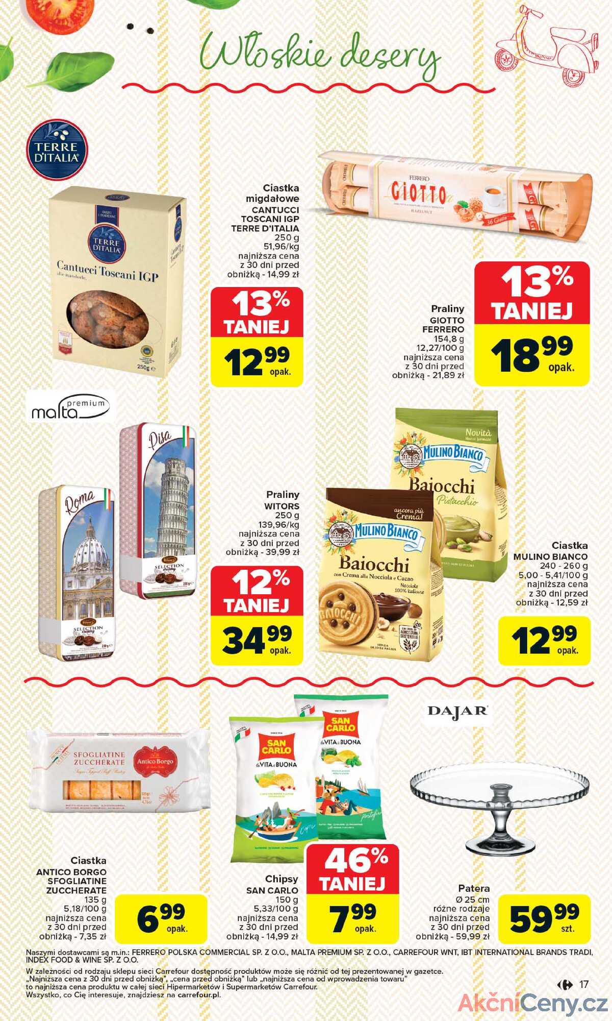 Leták Carrefour Polsko 12.5.-24.5.2025 - Italská kuchyně strana 17