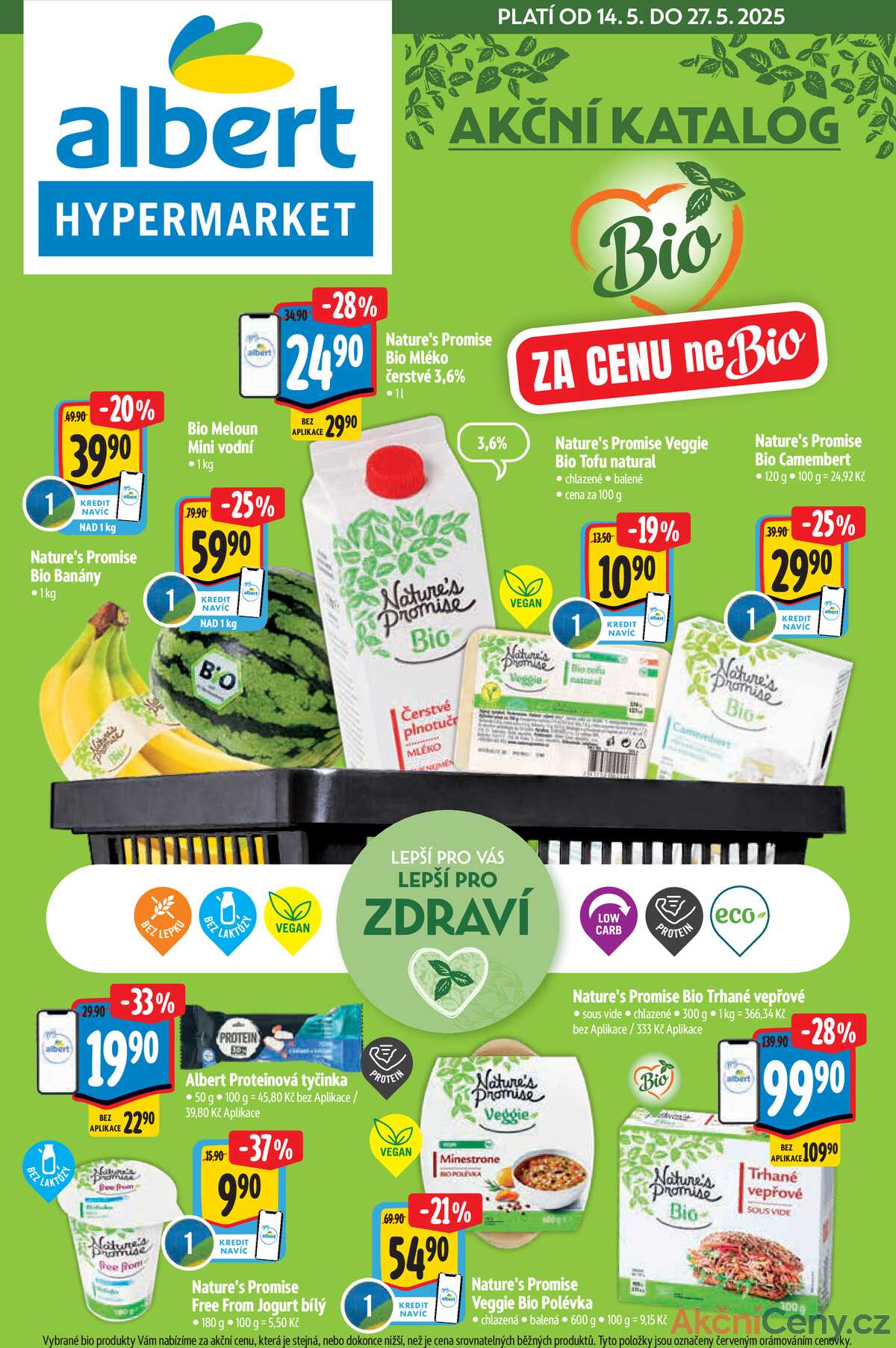 Albert  Hypermarket katalog BIO od 14.5. do 27.5.2025 strana 1