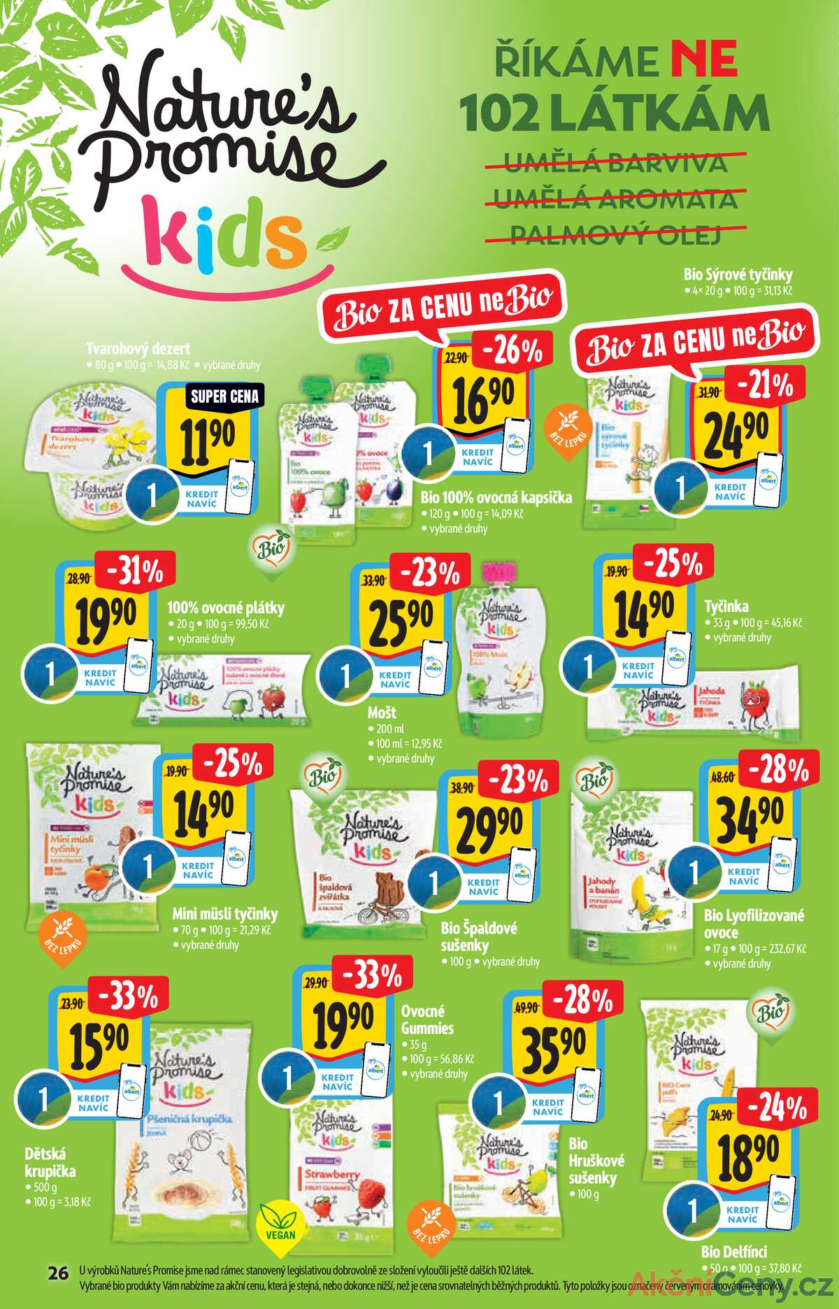 Albert  Hypermarket katalog BIO od 14.5. do 27.5.2025 strana 26