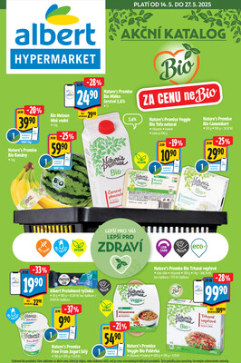 Albert  Hypermarket katalog BIO od 14.5. do 27.5.2025