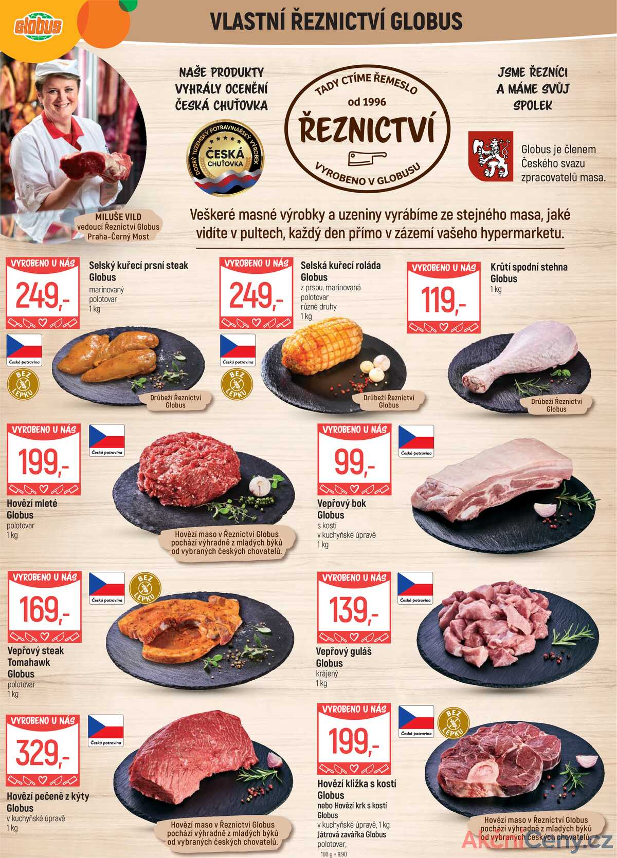Akční leták Globus 14.5. - 20.5.2025 - Globus Praha - Centrum Černý Most strana 4
