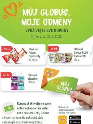 Akční leták Globus 14.5. - 20.5.2025 - Globus Praha - Centrum Černý Most