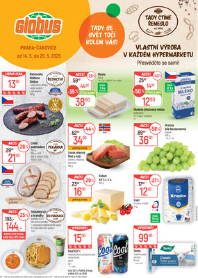 Akční leták Globus 14.5. - 20.5.2025 - Globus Praha - Čakovice