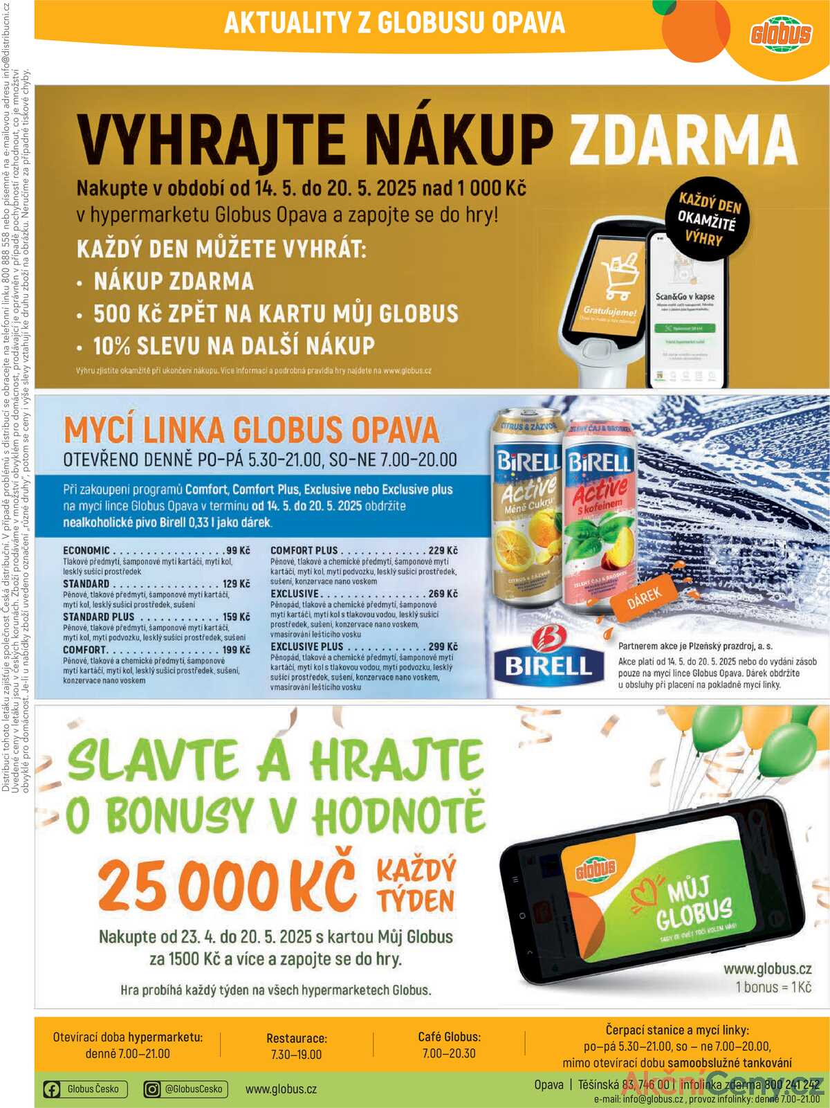 Akční leták Globus 14.5. - 20.5.2025 - Globus Opava strana 35