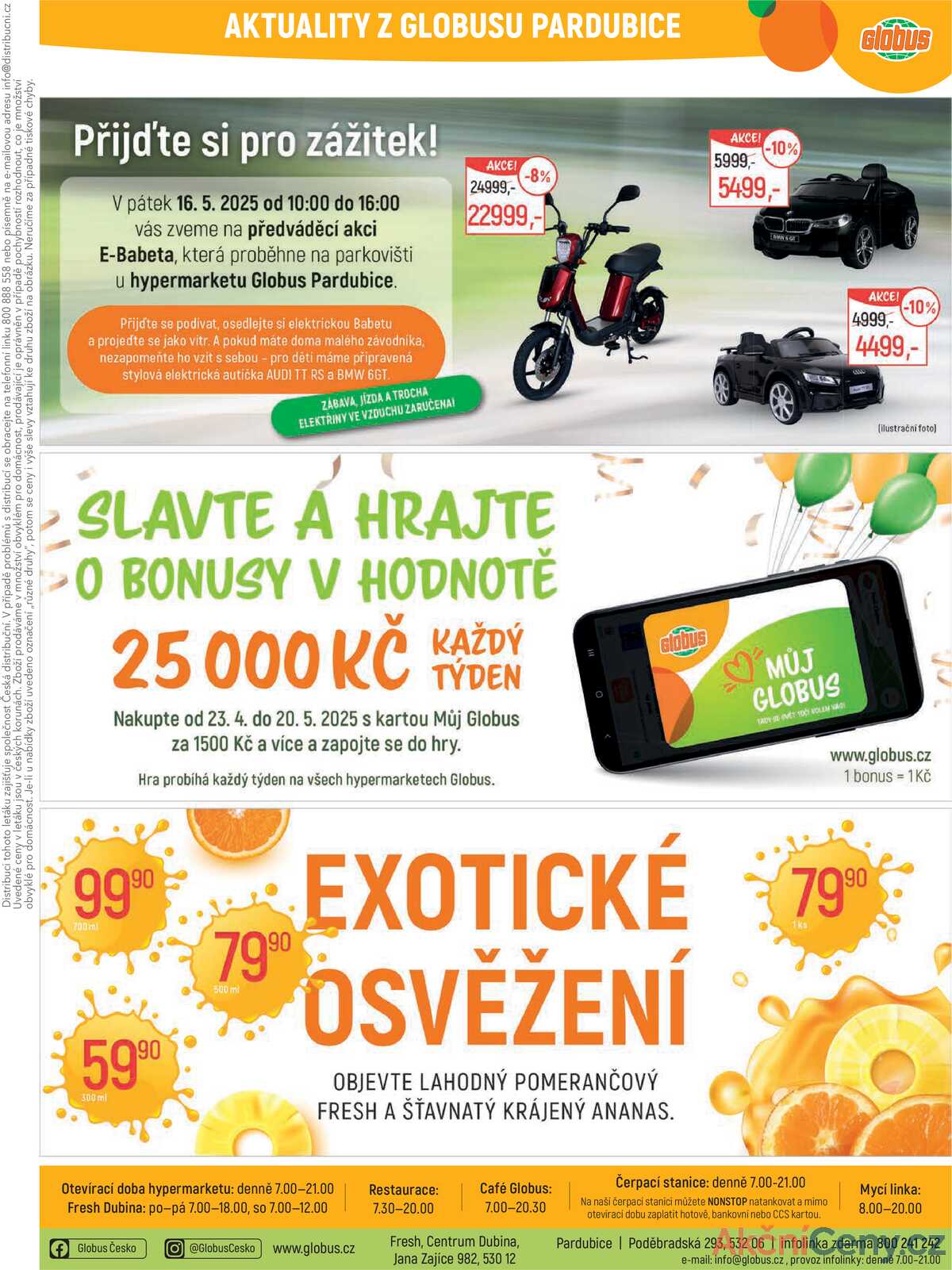 Akční leták Globus 14.5. - 20.5.2025 - Globus Pardubice strana 35