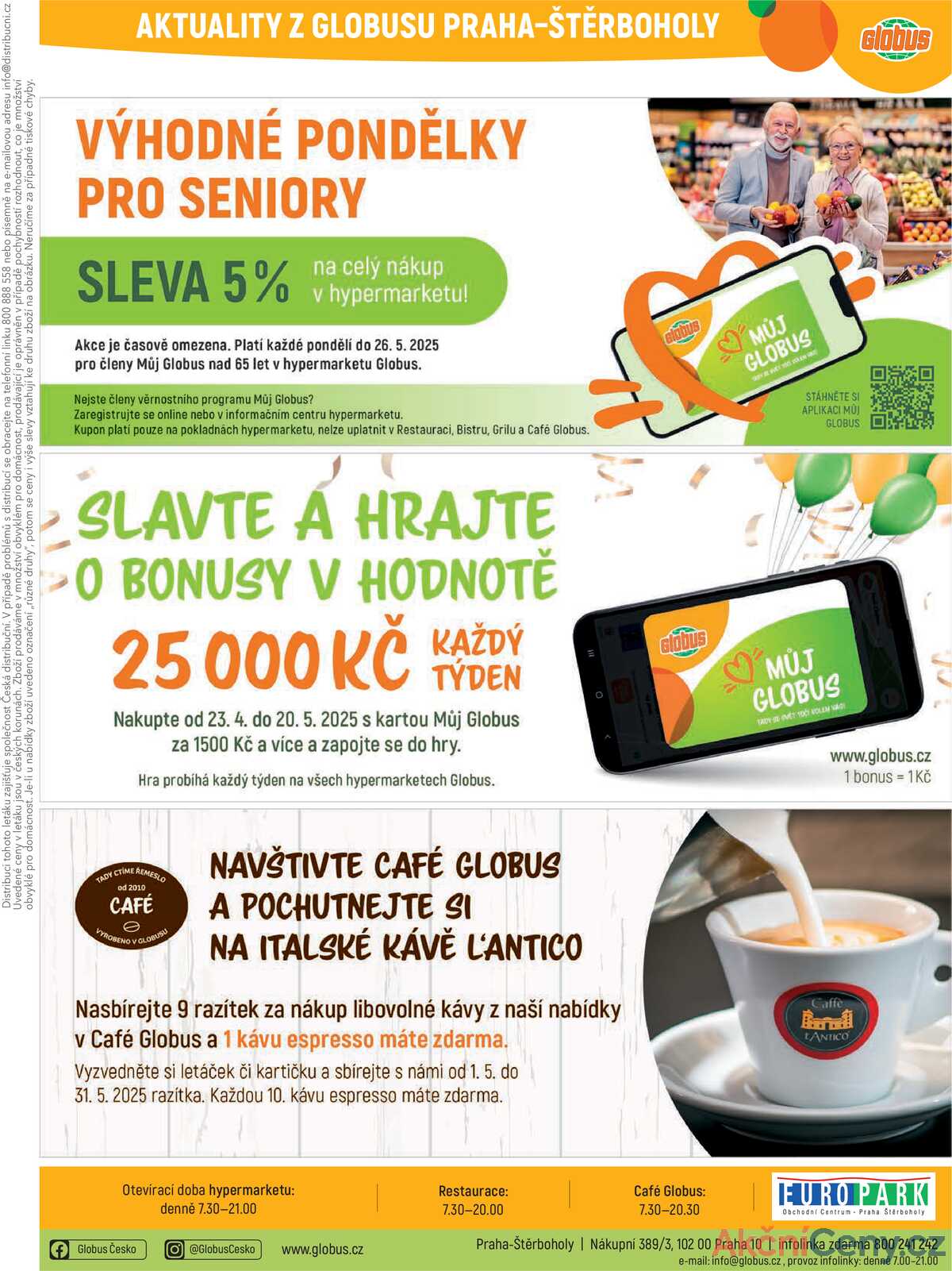 Akční leták Globus 14.5. - 20.5.2025 - Globus Praha - Štěrboholy strana 35