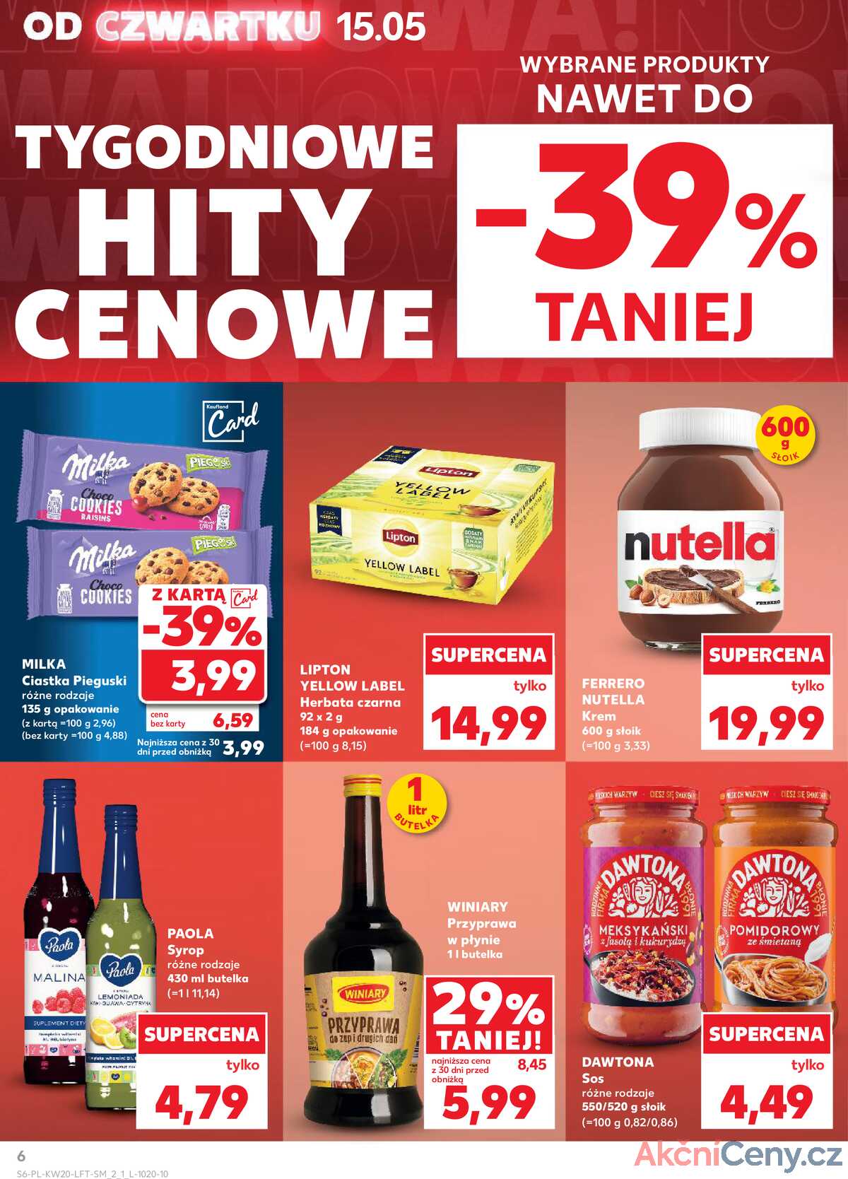 Leták Kaufland Polsko 15.5.-21.5.2025 - Noviny týdne strana 6