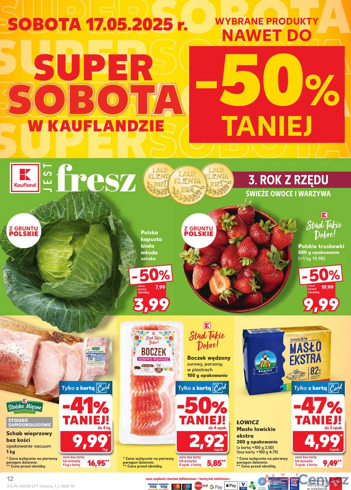 Leták Kaufland Polsko 15.5.-21.5.2025 - Noviny týdne strana 12
