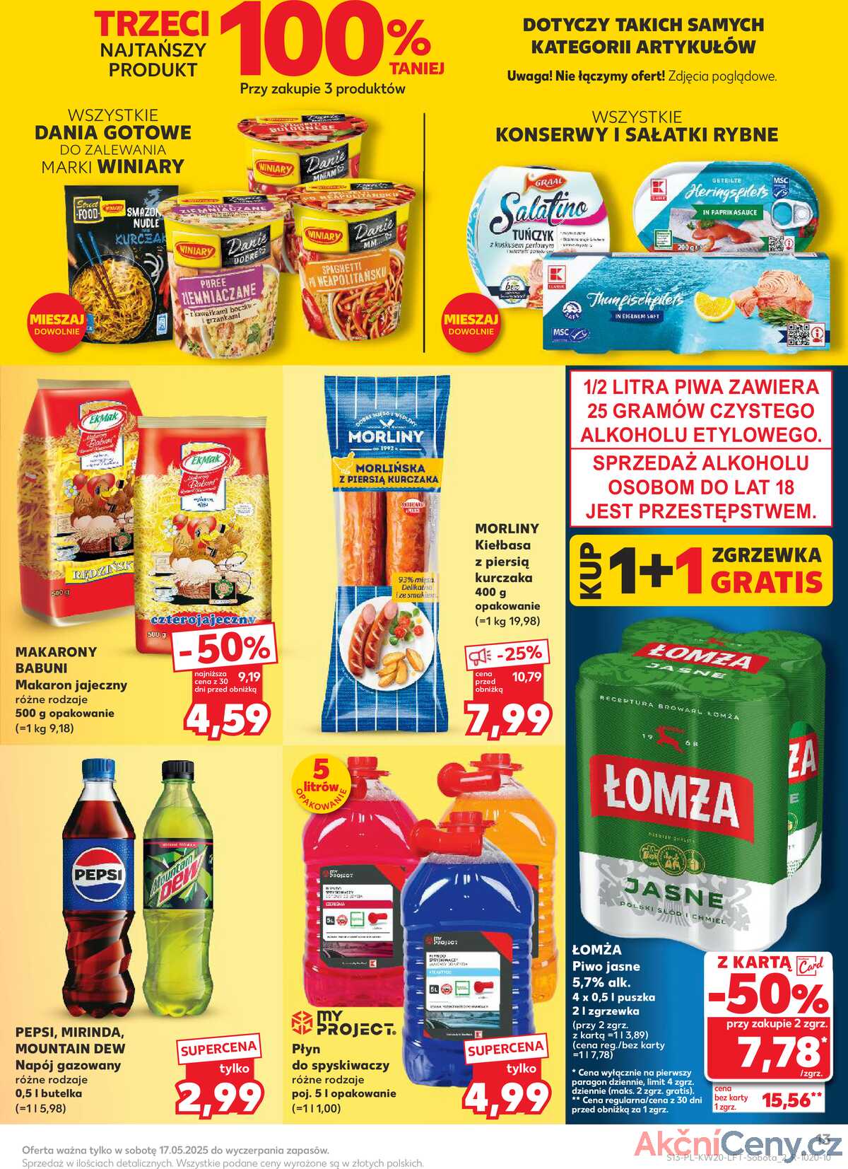 Leták Kaufland Polsko 15.5.-21.5.2025 - Noviny týdne strana 13