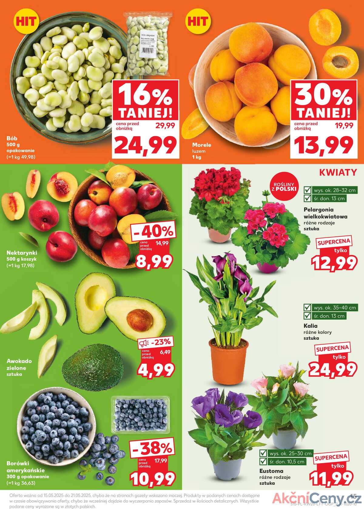 Leták Kaufland Polsko 15.5.-21.5.2025 - Noviny týdne strana 15