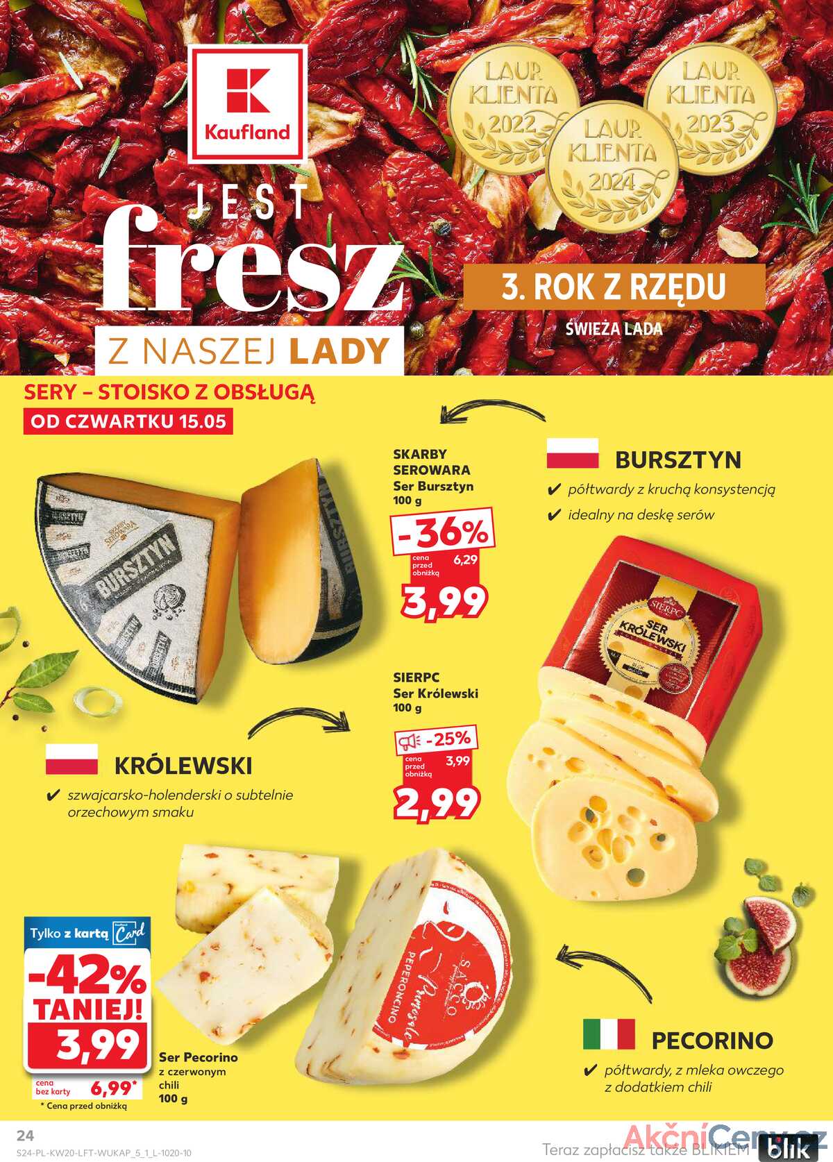 Leták Kaufland Polsko 15.5.-21.5.2025 - Noviny týdne strana 24