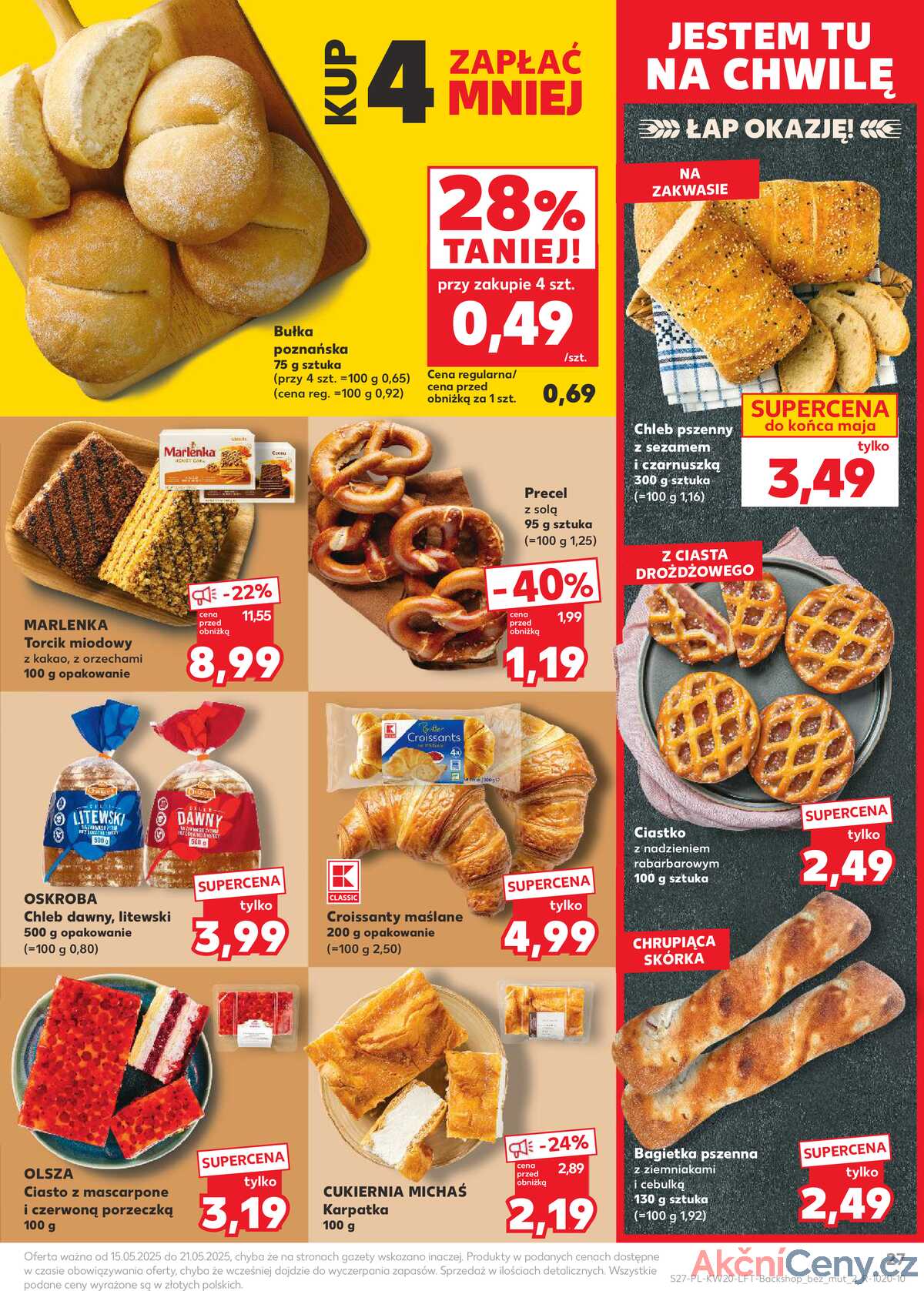 Leták Kaufland Polsko 15.5.-21.5.2025 - Noviny týdne strana 27