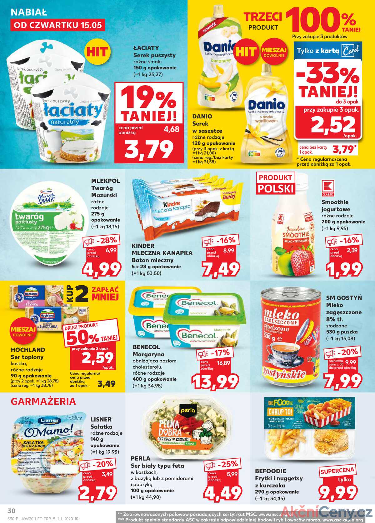 Leták Kaufland Polsko 15.5.-21.5.2025 - Noviny týdne strana 30