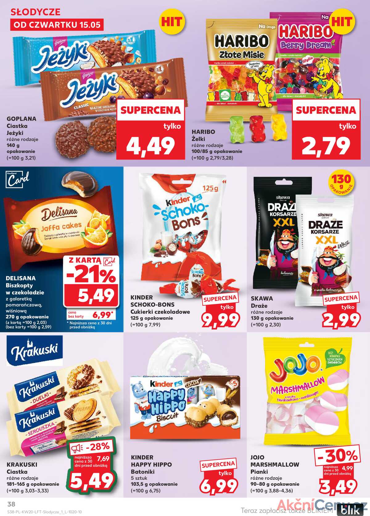 Leták Kaufland Polsko 15.5.-21.5.2025 - Noviny týdne strana 38