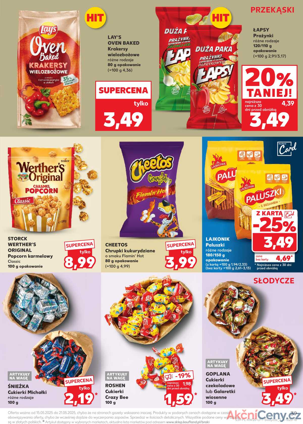 Leták Kaufland Polsko 15.5.-21.5.2025 - Noviny týdne strana 39