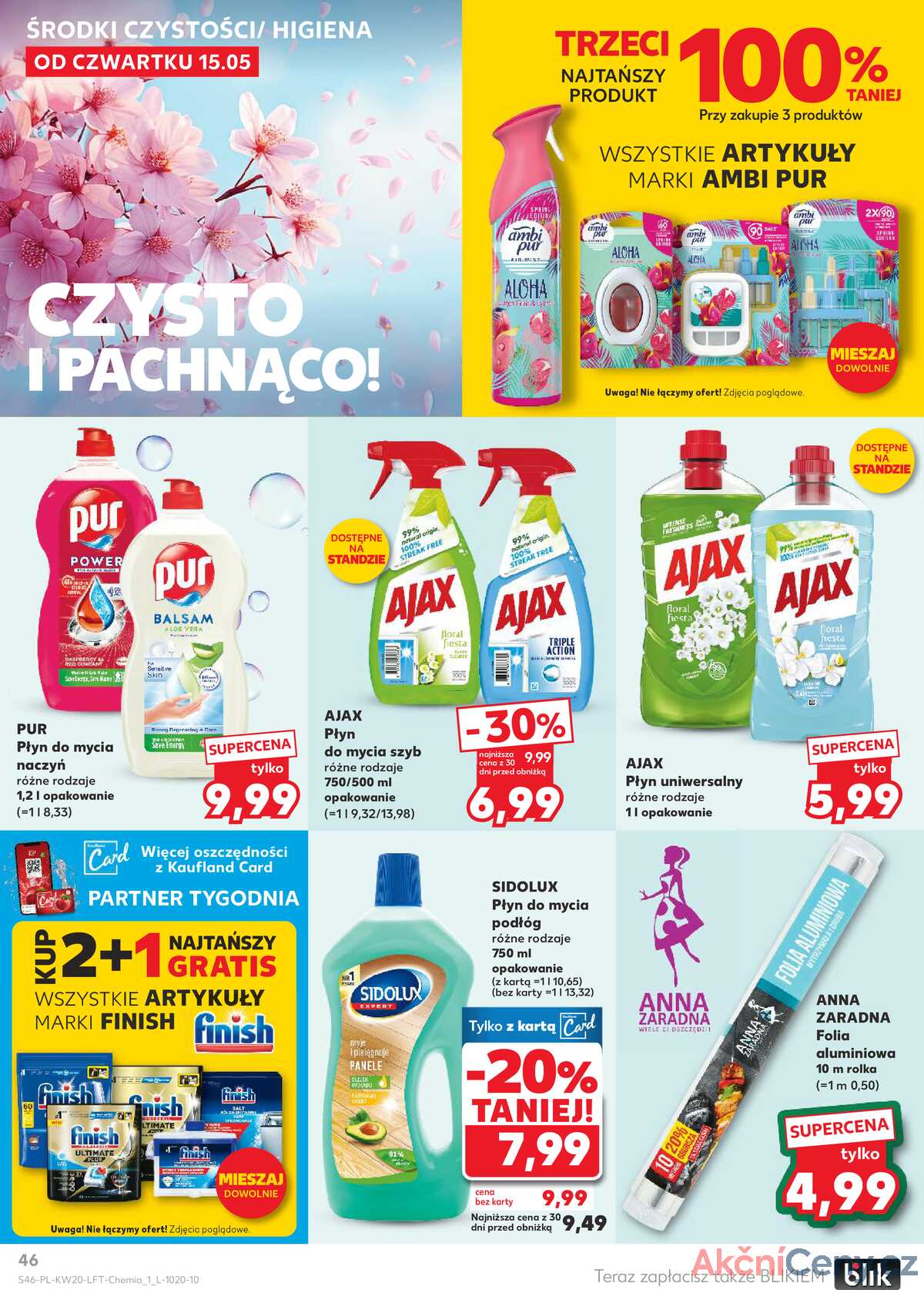 Leták Kaufland Polsko 15.5.-21.5.2025 - Noviny týdne strana 46
