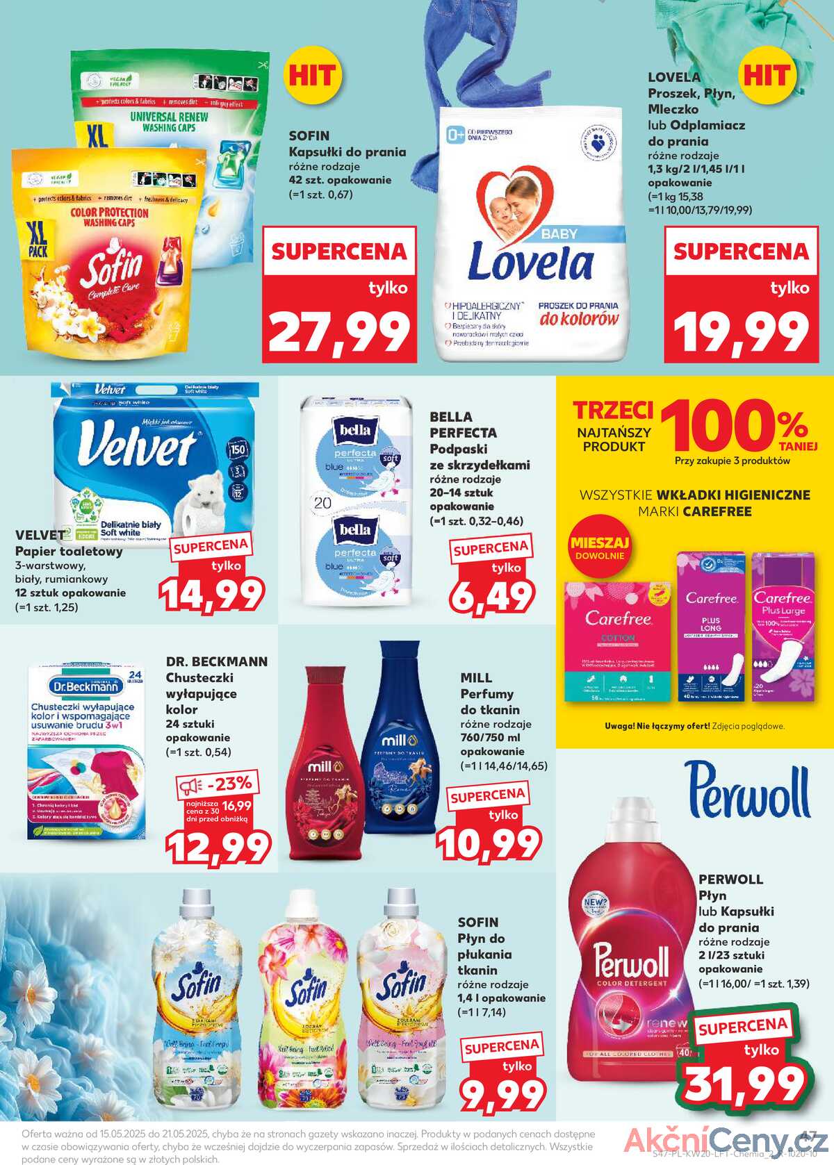 Leták Kaufland Polsko 15.5.-21.5.2025 - Noviny týdne strana 47