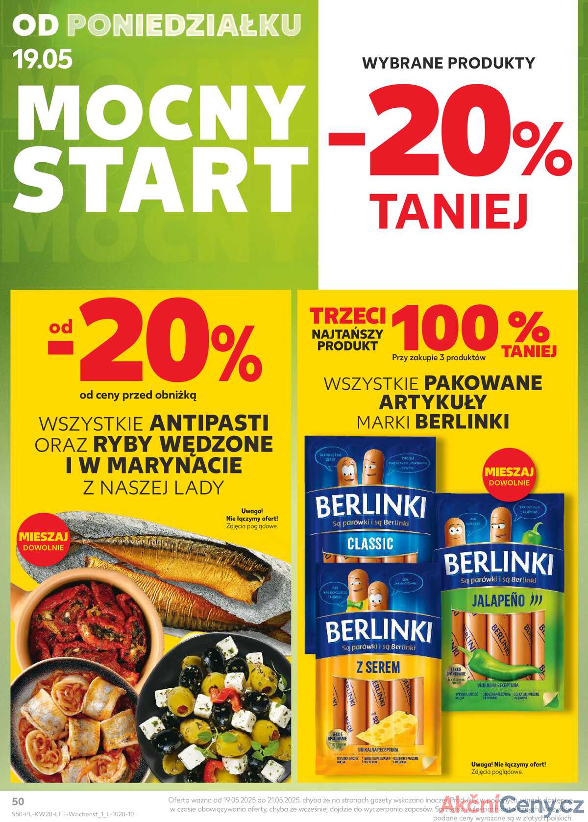 Leták Kaufland Polsko 15.5.-21.5.2025 - Noviny týdne strana 50