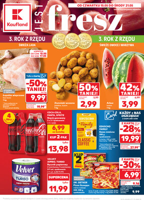 Leták Kaufland Polsko 15.5.-21.5.2025 - Noviny týdne