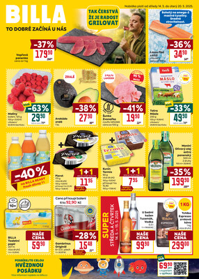 Billa malý leták od 14.5. do 20.5.2025