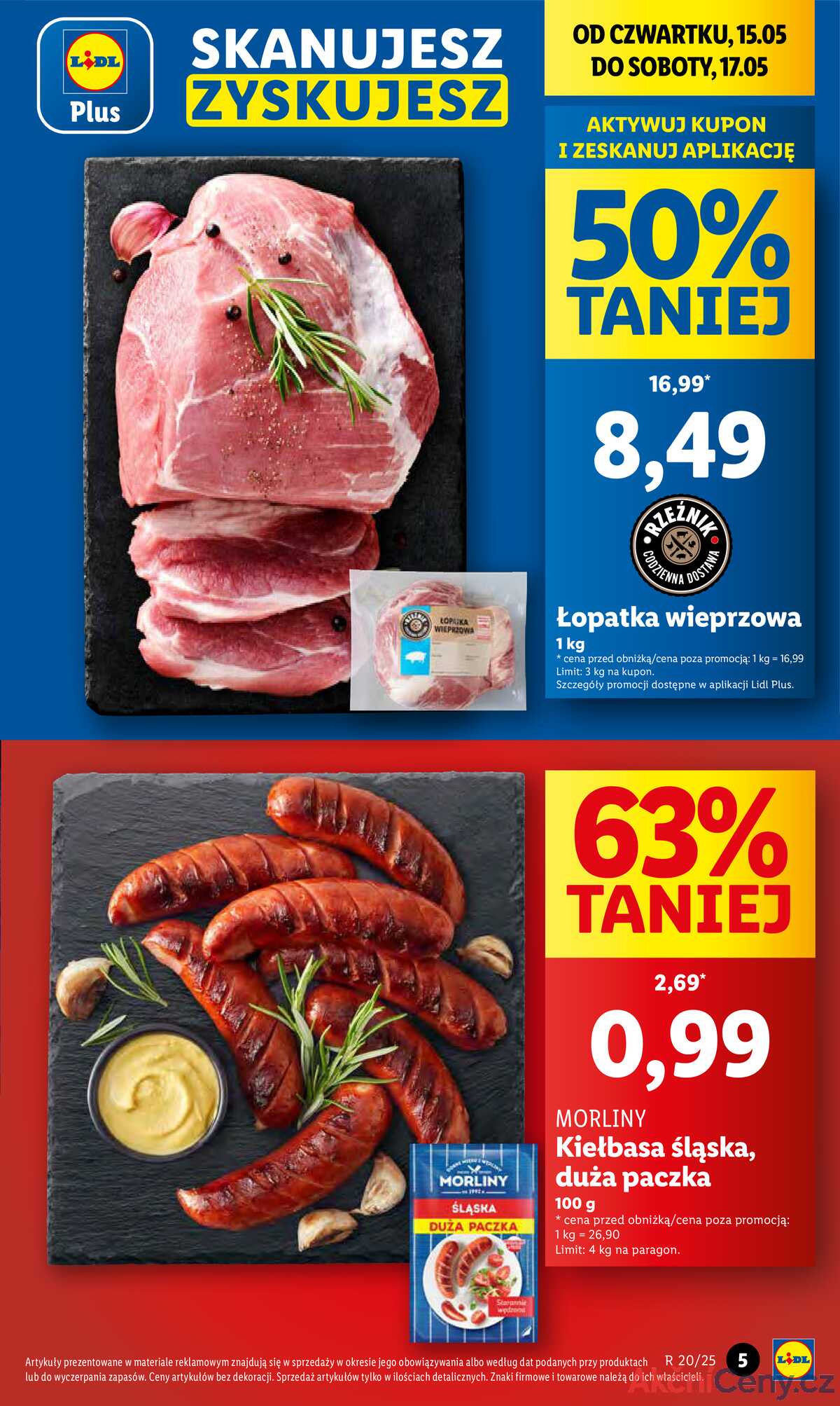 Leták Lidl Polsko 15.5.-17.5.2025 strana 5