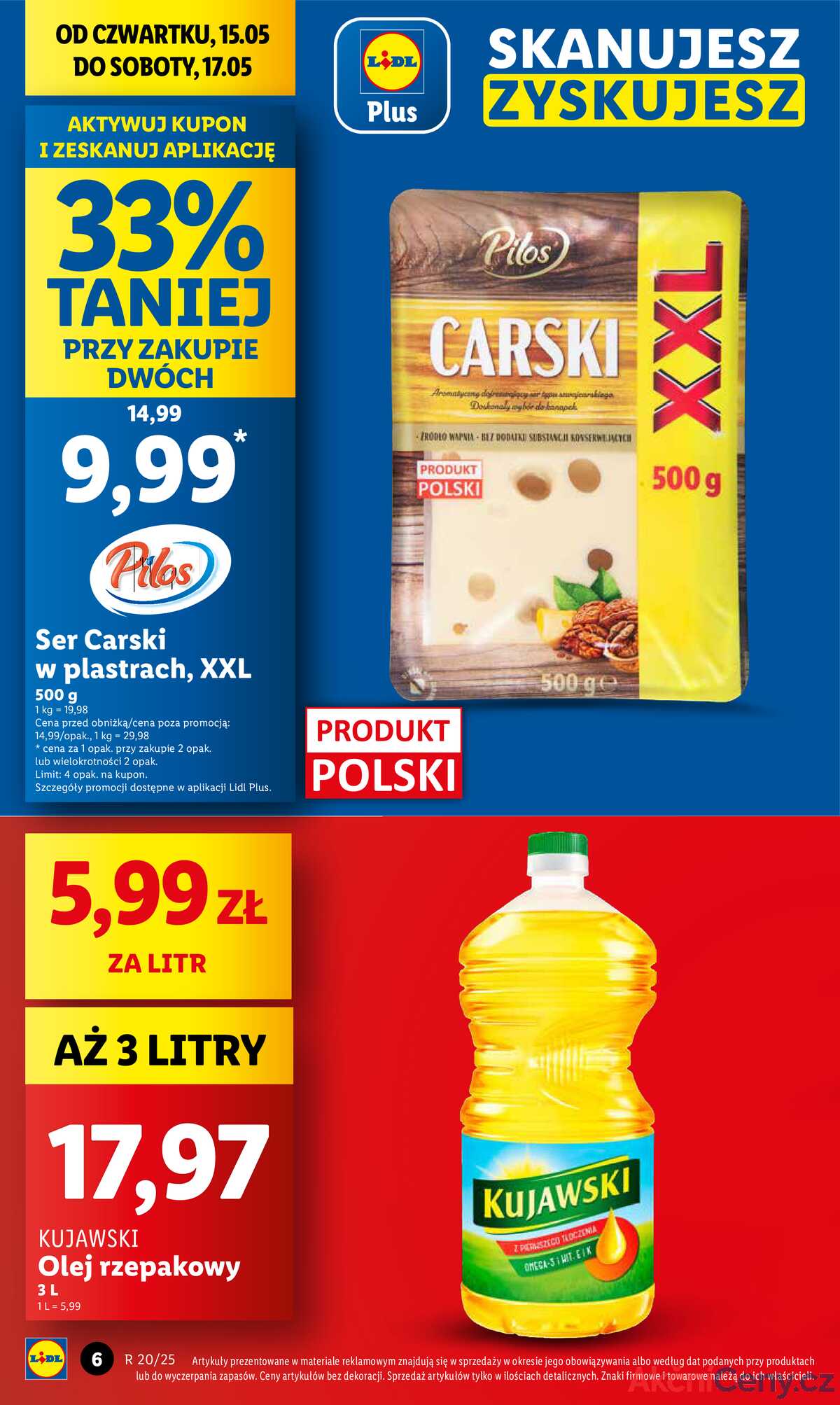 Leták Lidl Polsko 15.5.-17.5.2025 strana 6
