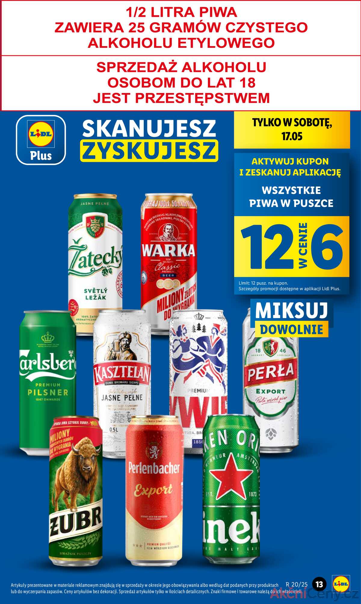 Leták Lidl Polsko 15.5.-17.5.2025 strana 13