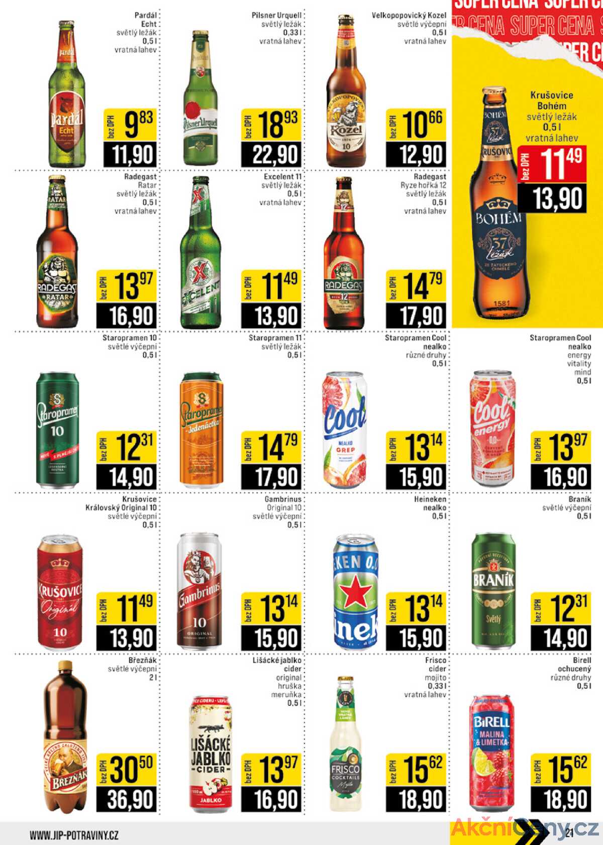 JIP Cash & Carry Brno, Praha, Ostrava od 14.5. do 20.5.2025 strana 21