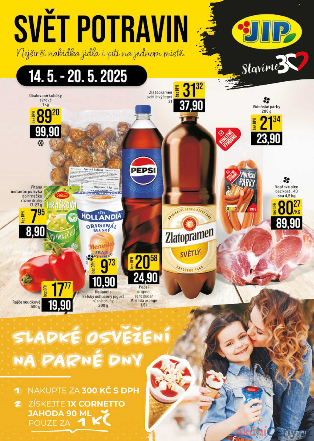 JIP Cash & Carry Jilemnice, Pardubice, Ostrava, Karlovy Vary, Olomouc a Zlín od 14.5. do 20.5.2025 strana 1