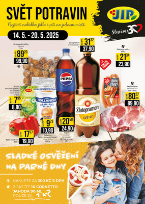 JIP Cash &amp;amp; Carry Jilemnice, Pardubice, Ostrava, Karlovy Vary, Olomouc a Zlín od 14.5. do 20.5.2025