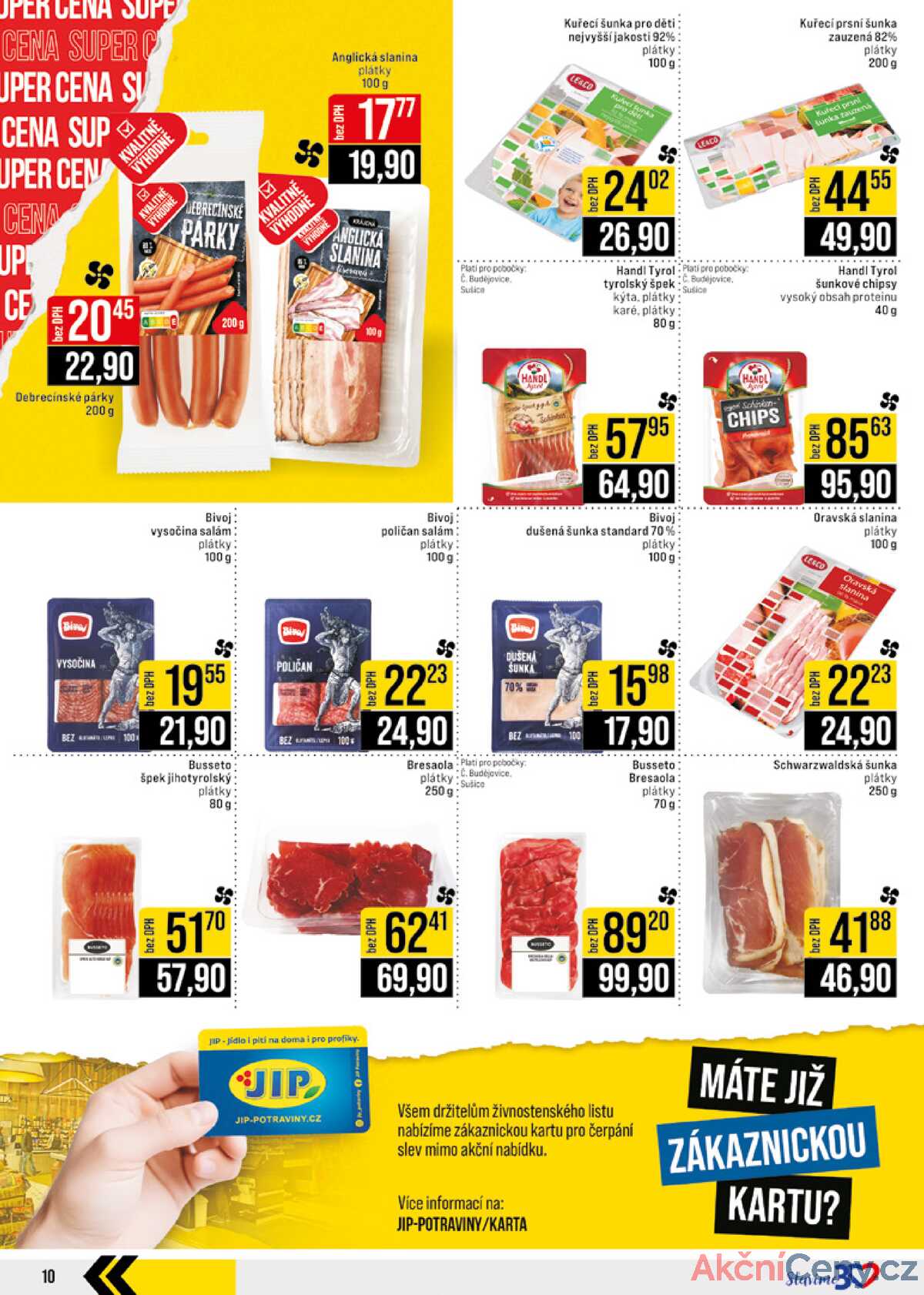JIP Cash & Carry České Budějovice, Most, Náchod, Polička, Sušice a Svoboda nad Úpou od 14.5. do 20.5.2025 strana 10