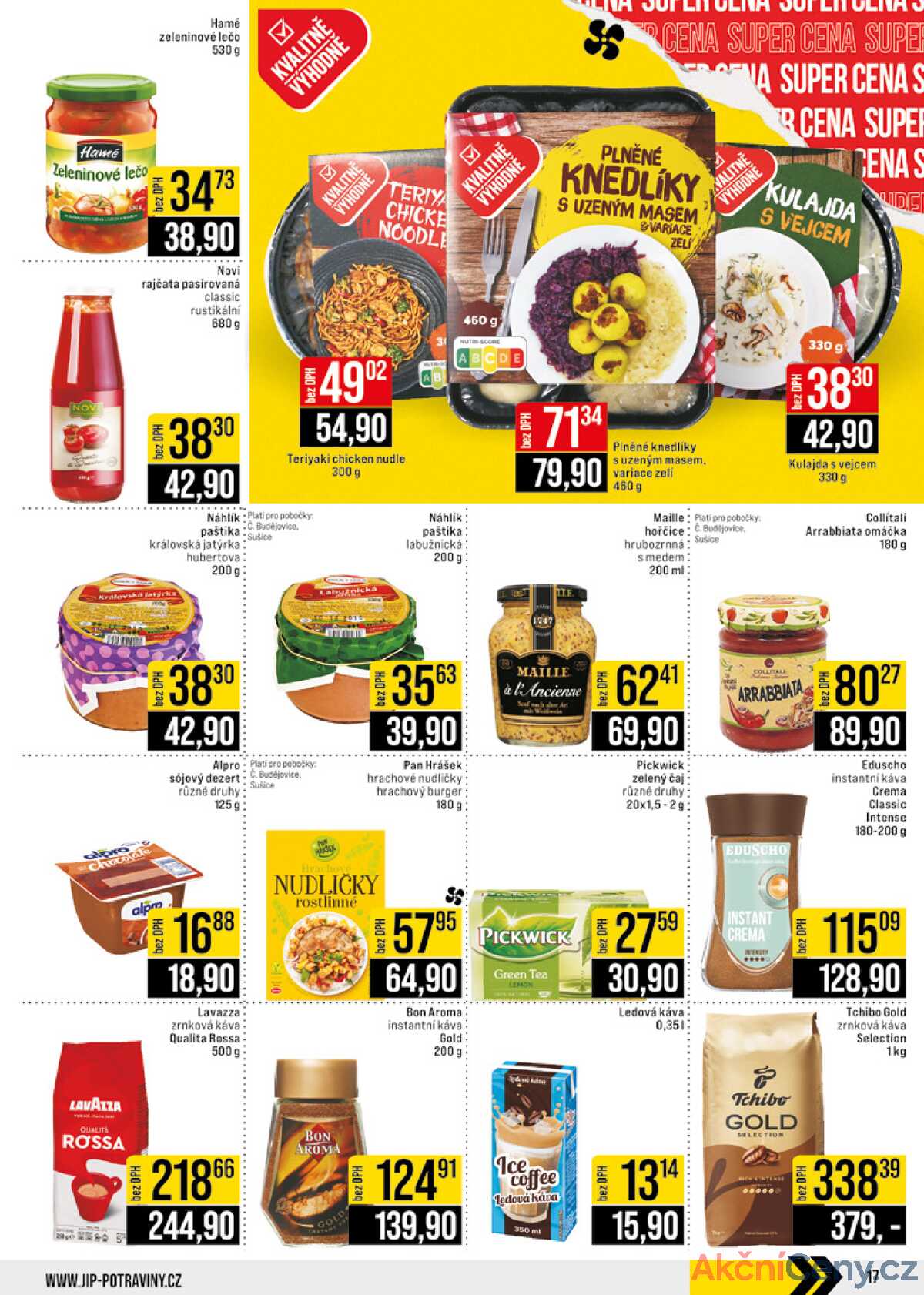 JIP Cash & Carry České Budějovice, Most, Náchod, Polička, Sušice a Svoboda nad Úpou od 14.5. do 20.5.2025 strana 17