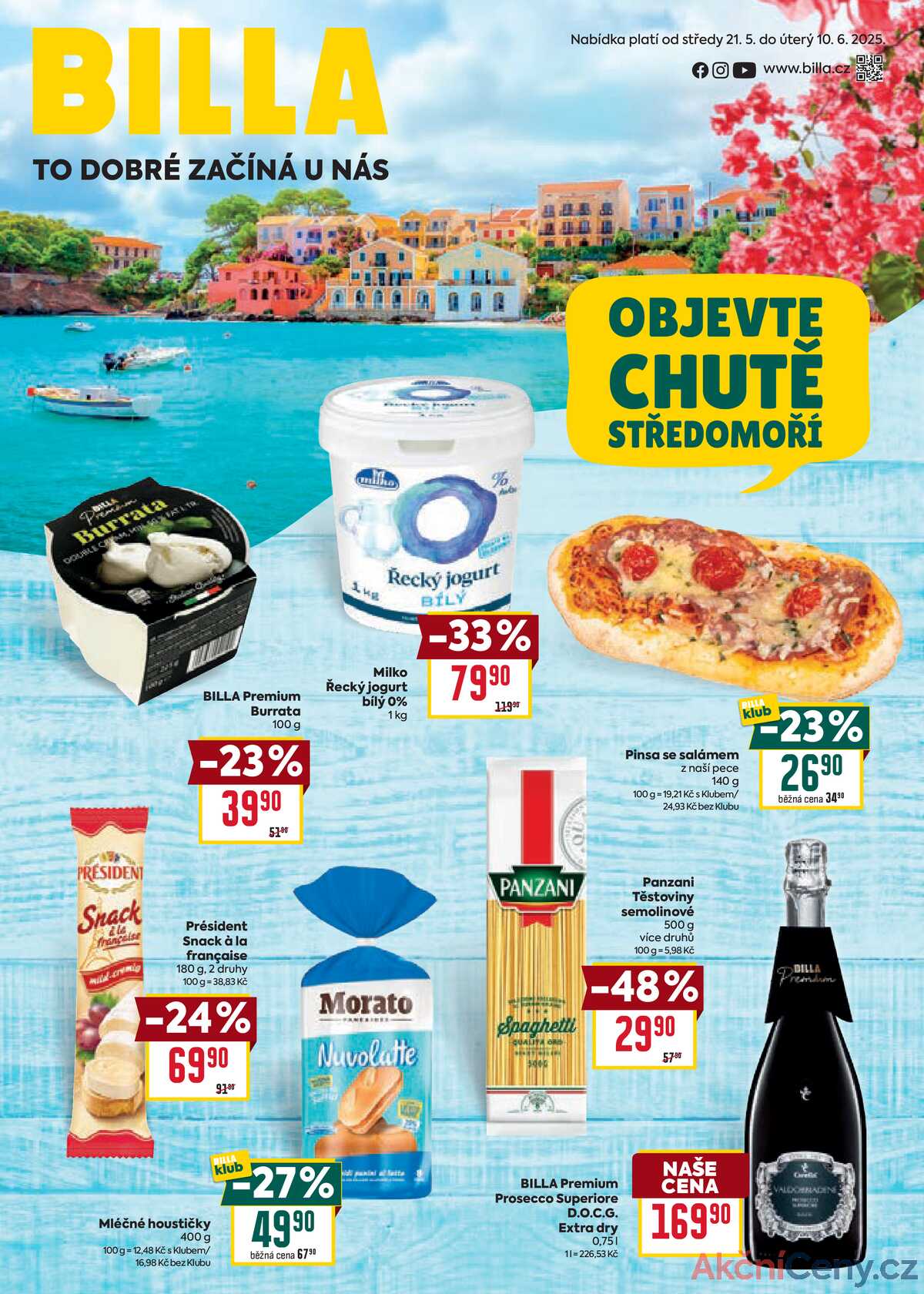 Billa katalog Středomoří od 21.5. do 10.6.2025 strana 1