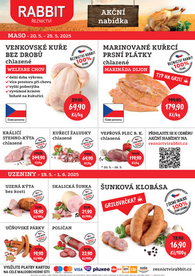 RABBIT řeznictví letáky