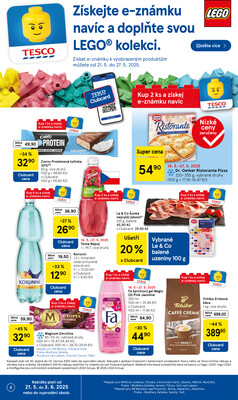 Tesco supermarkety od 21.5. do 27.5.2025