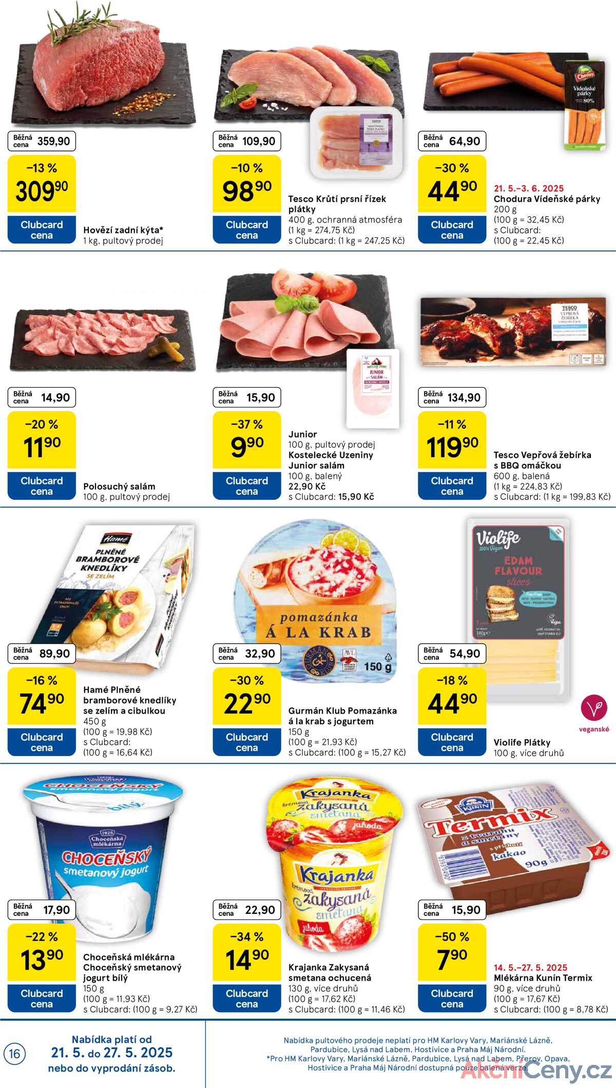 Tesco malé hypermarkety od 21.5. do 27.5.2025 strana 16