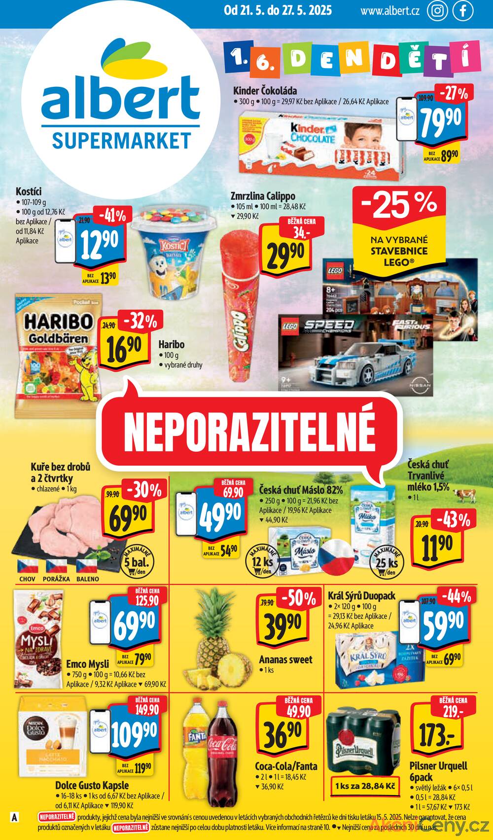 Leták Albert - Albert Supermarket od 21.5. do 27.5.2025 - strana 1 Leták Albert - Albert Supermarket od 21.5. do 27.5.2025 - strana 1