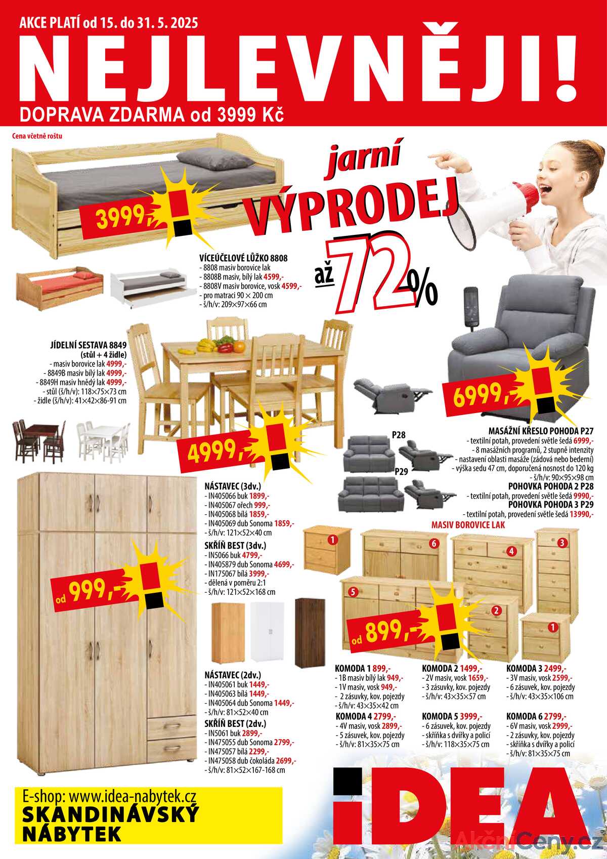 IDEA nábytek od 15.5. do 31.5.2025 strana 1