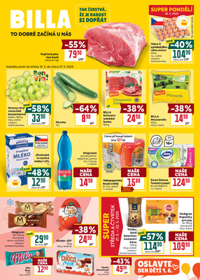 Billa malý leták od 21.5. do 27.5.2025