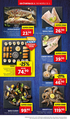 Lidl Čtvrtek od 22.5. do 25.5.2025