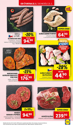 Lidl Čtvrtek od 22.5. do 25.5.2025