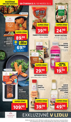 Lidl Čtvrtek od 22.5. do 25.5.2025