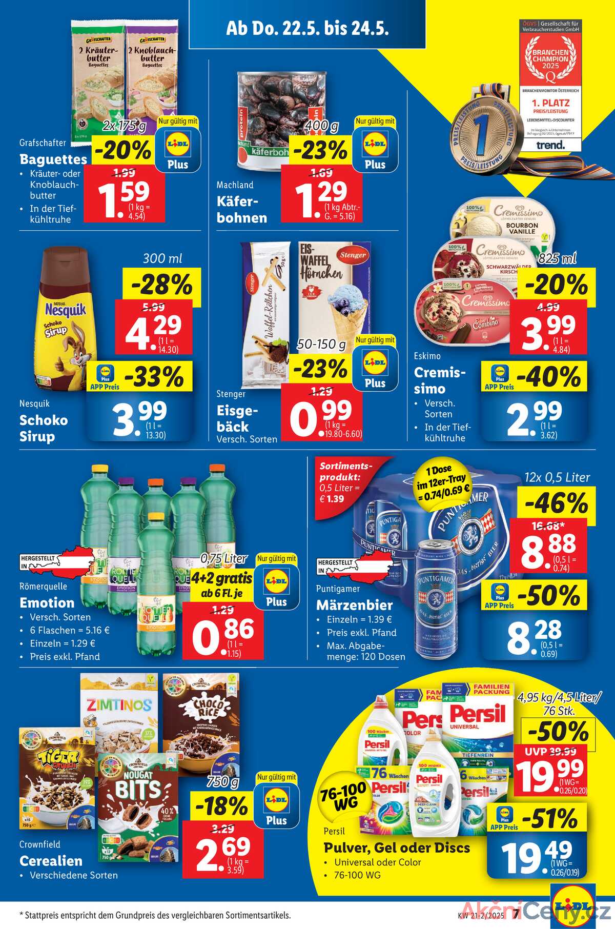 Leták Lidl Rakousko 22.5.-27.5.2025 strana 9