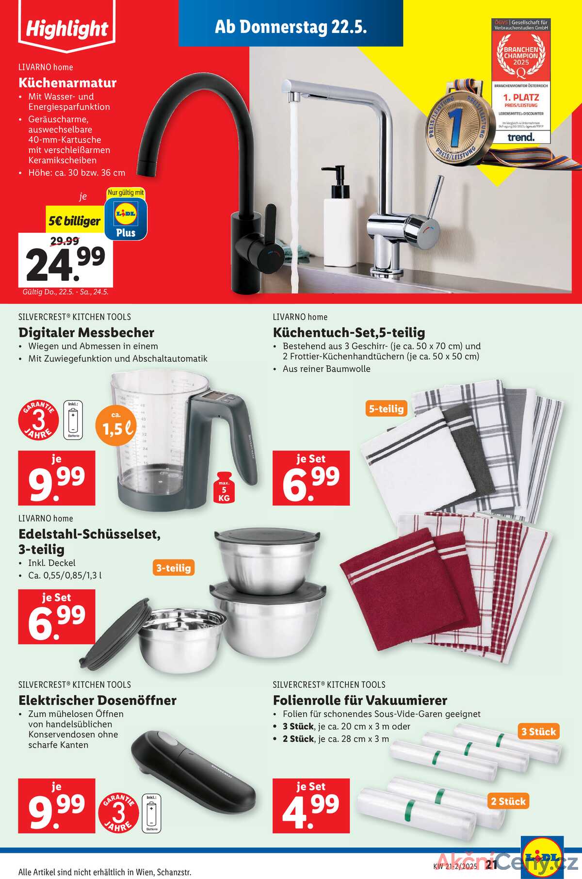 Leták Lidl Rakousko 22.5.-27.5.2025 strana 23